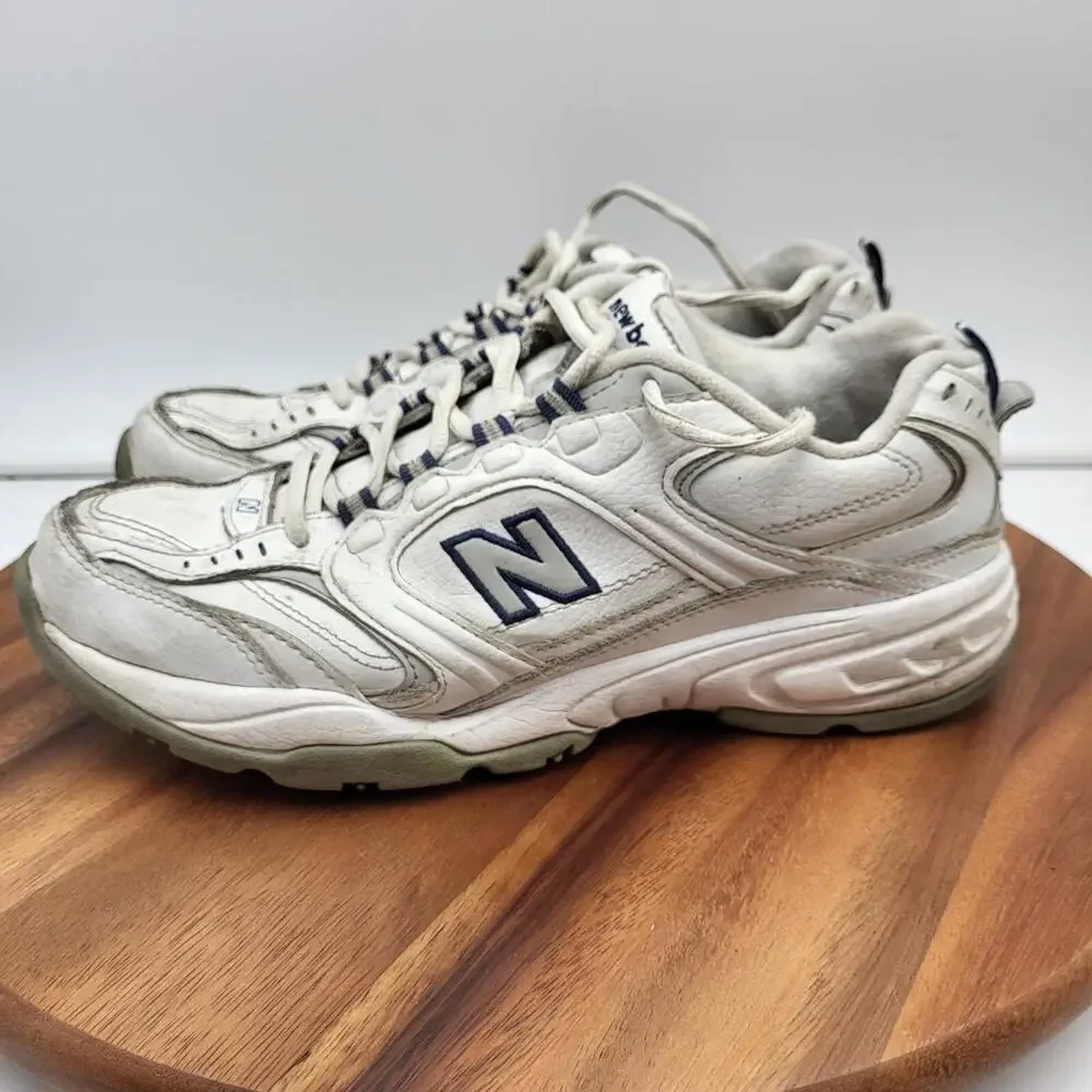 New Balance‎ 407 Running Shoes Womens 9.5 B White Leather Sneakers